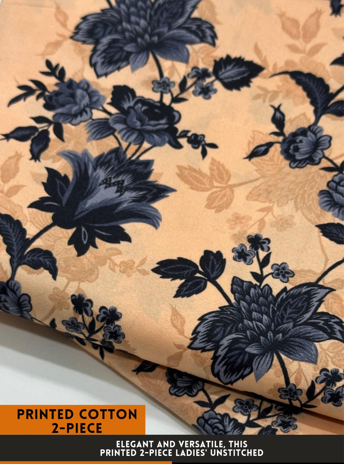 2 Piece All Over Printed cotton Dress