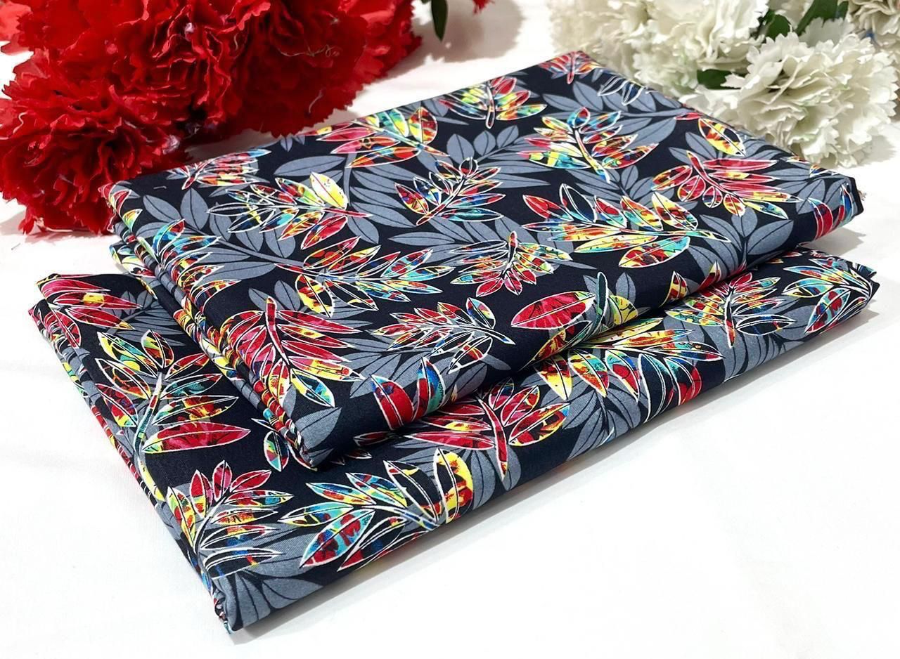 2 Piece All Over Printed cotton Dress