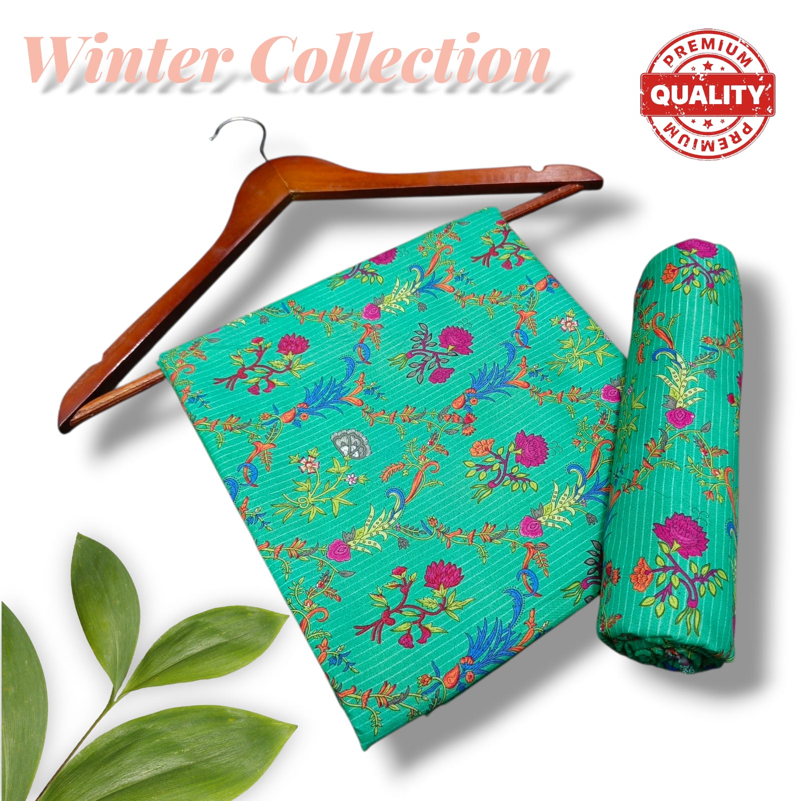 2 Piece All Over Printed cotton Dress