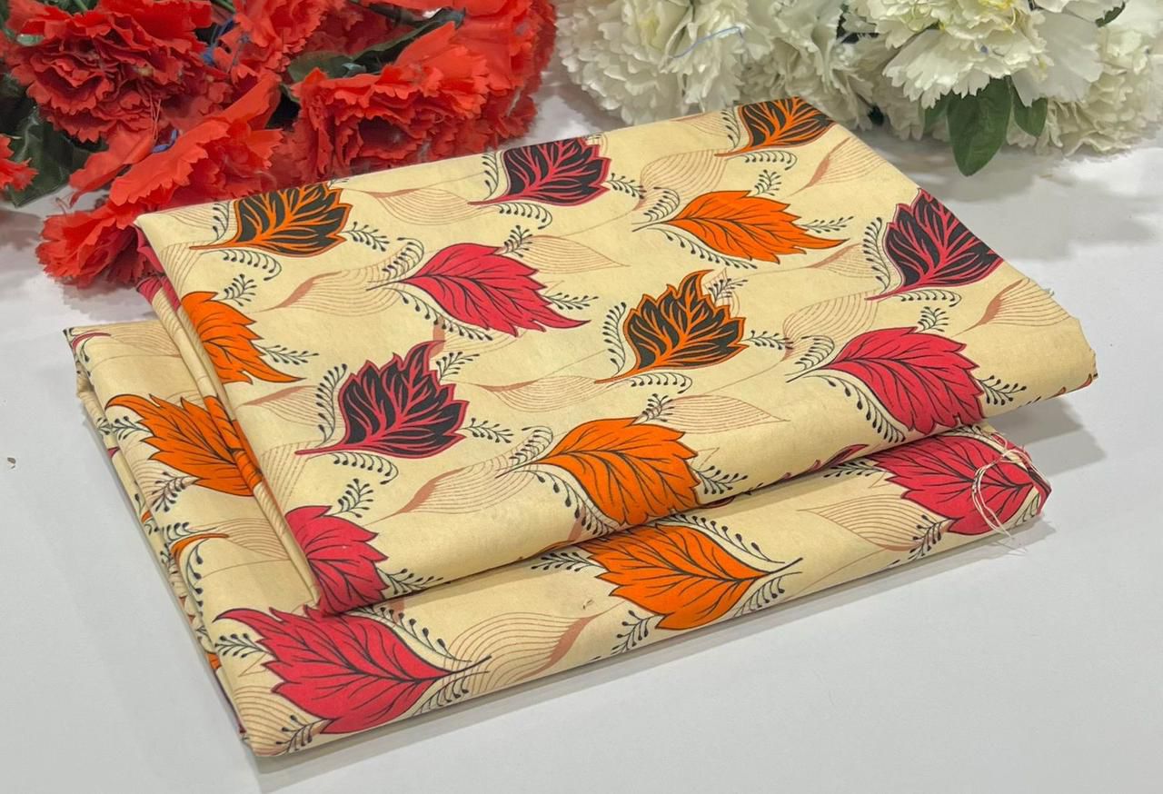 2 Piece All Over Printed cotton Dress